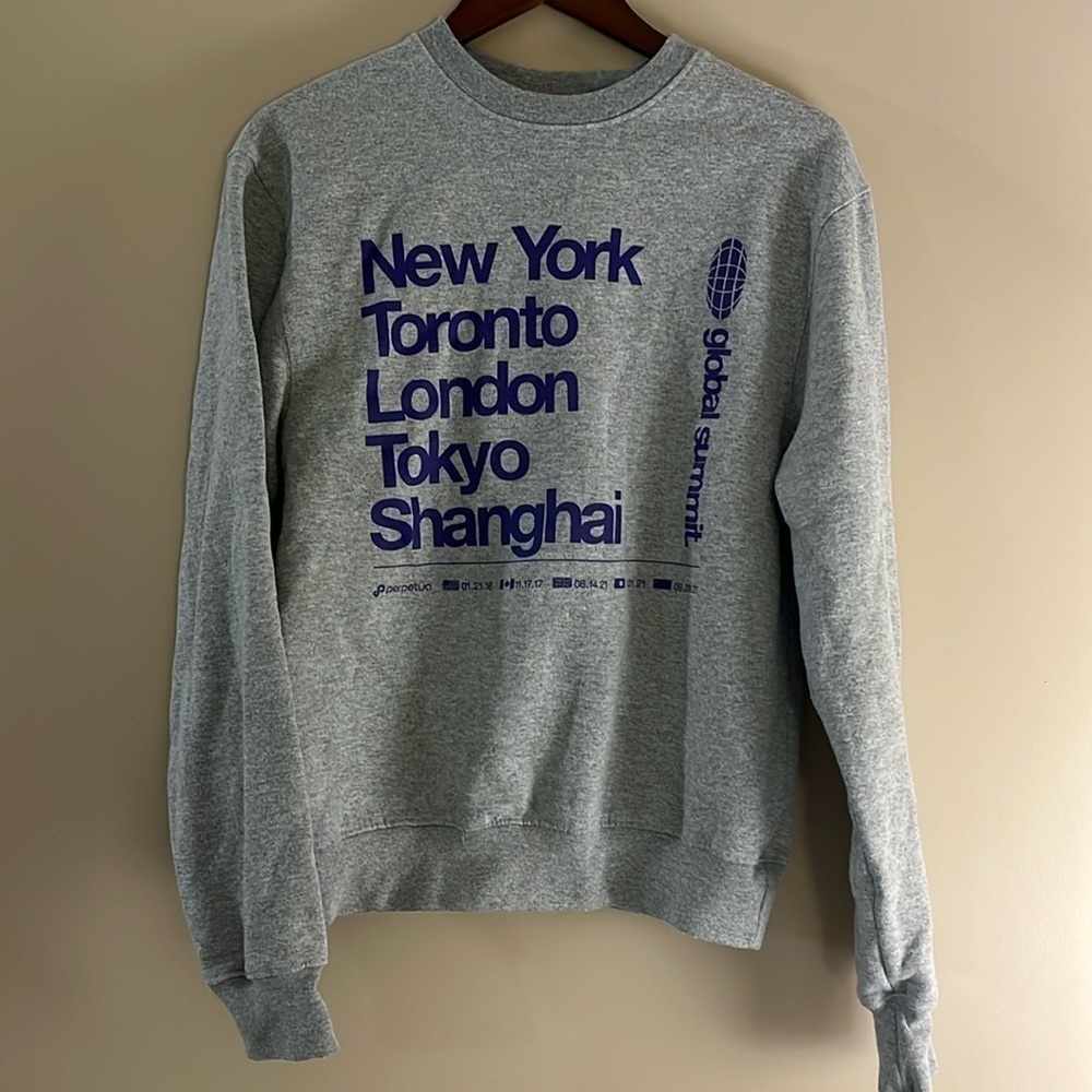 Champion gray sweatshirt